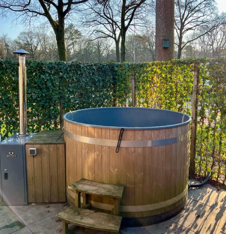 Privé hottub wellness lodge Veluwe